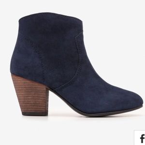 Boden Navy Leather Boho Boots